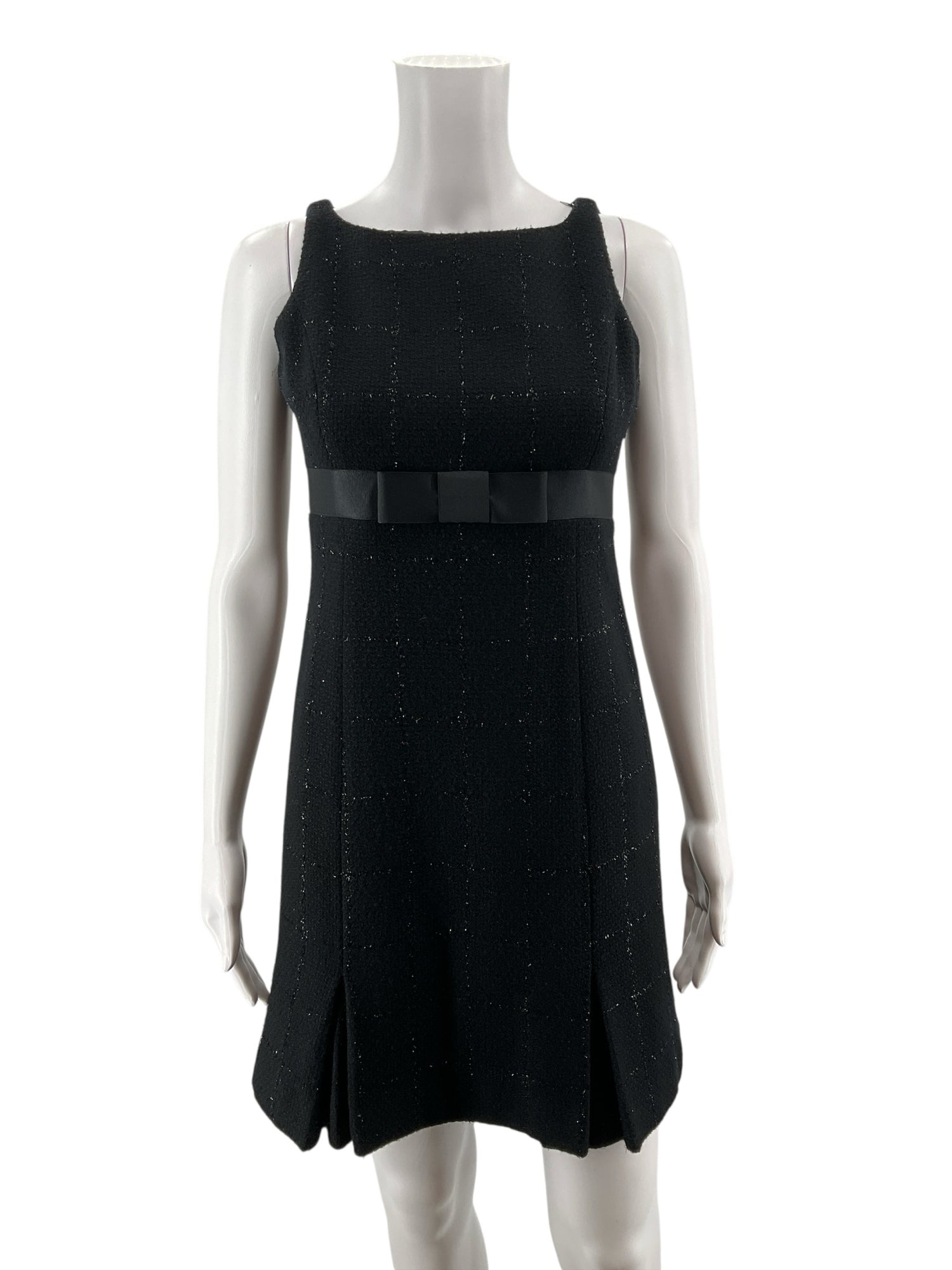 I.N.C. International Concepts Petite Black Sparkle Boucle Tweed Dress Size 2P