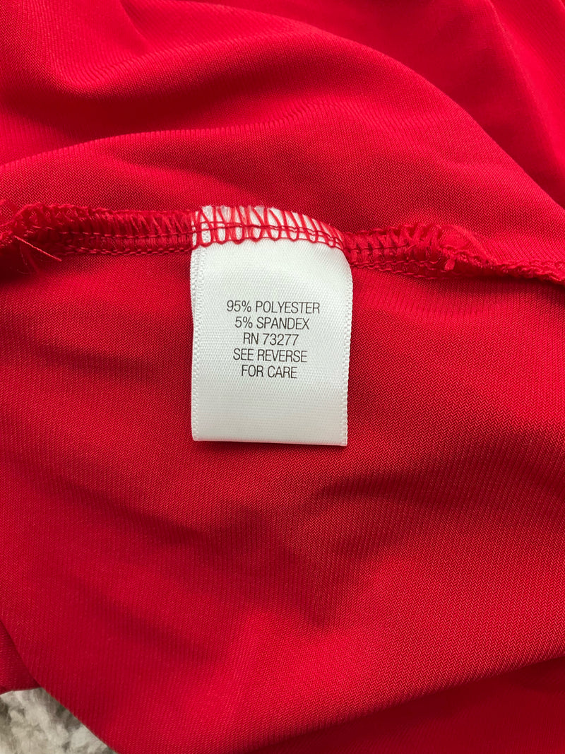 Dana Buchman Red Solid Pre-Owned Ladies New with Tags Top - Size Small