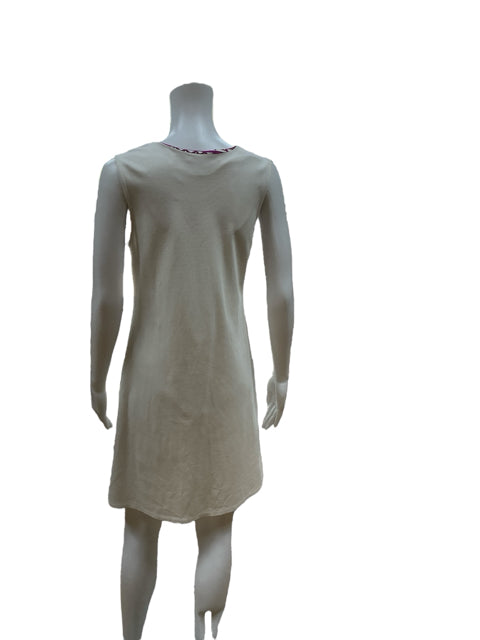 Jude Connally White Solid Pre-Owned Ladies Dress - Size Small