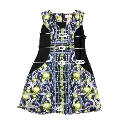 Peter Pilotto Pallas Chain Print Jacquard Dress UK 14 US 10