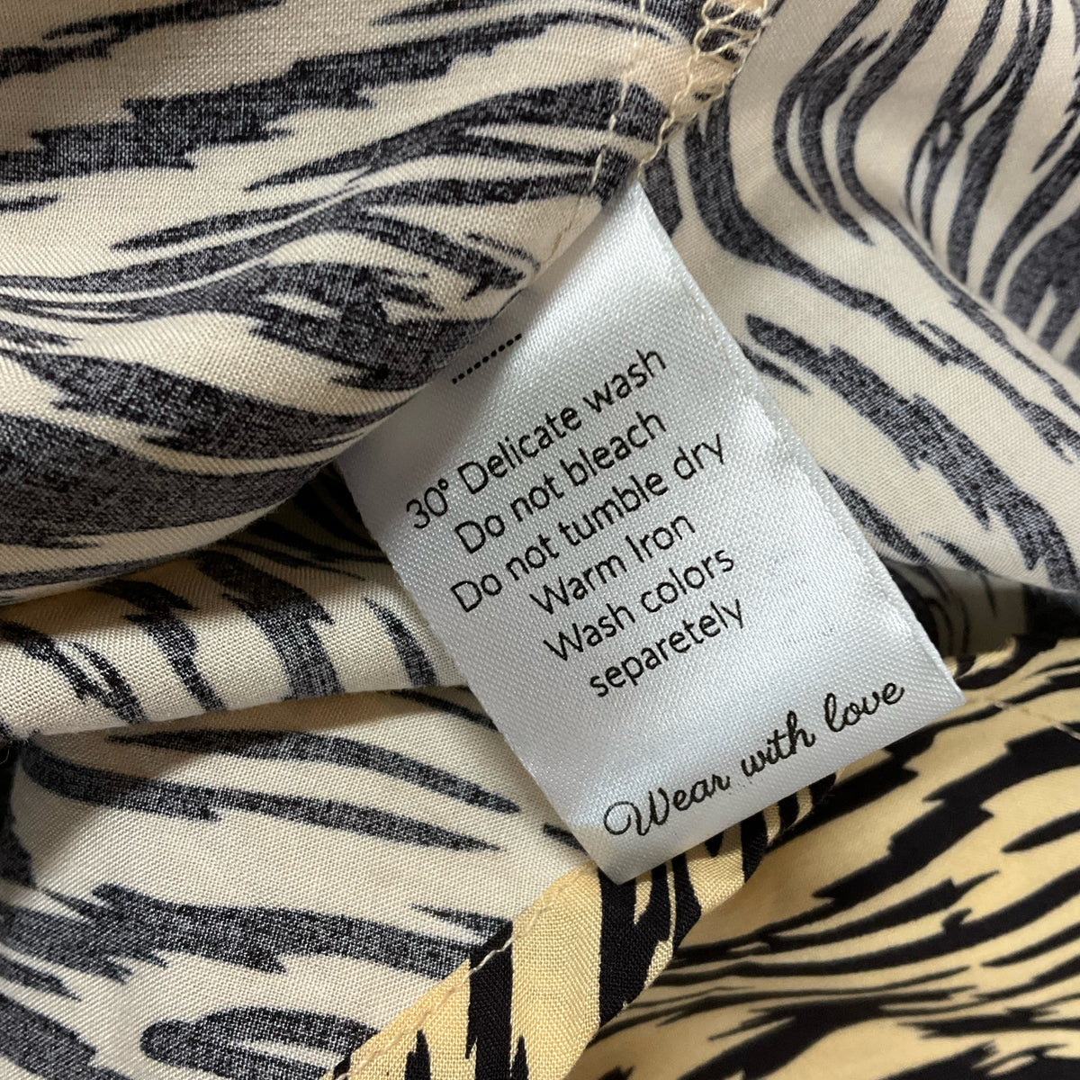 ELF Handmade Animal Print Wrap Dress Duster | Size L | 100% Rayon Bali Made - ONLINE ONLY