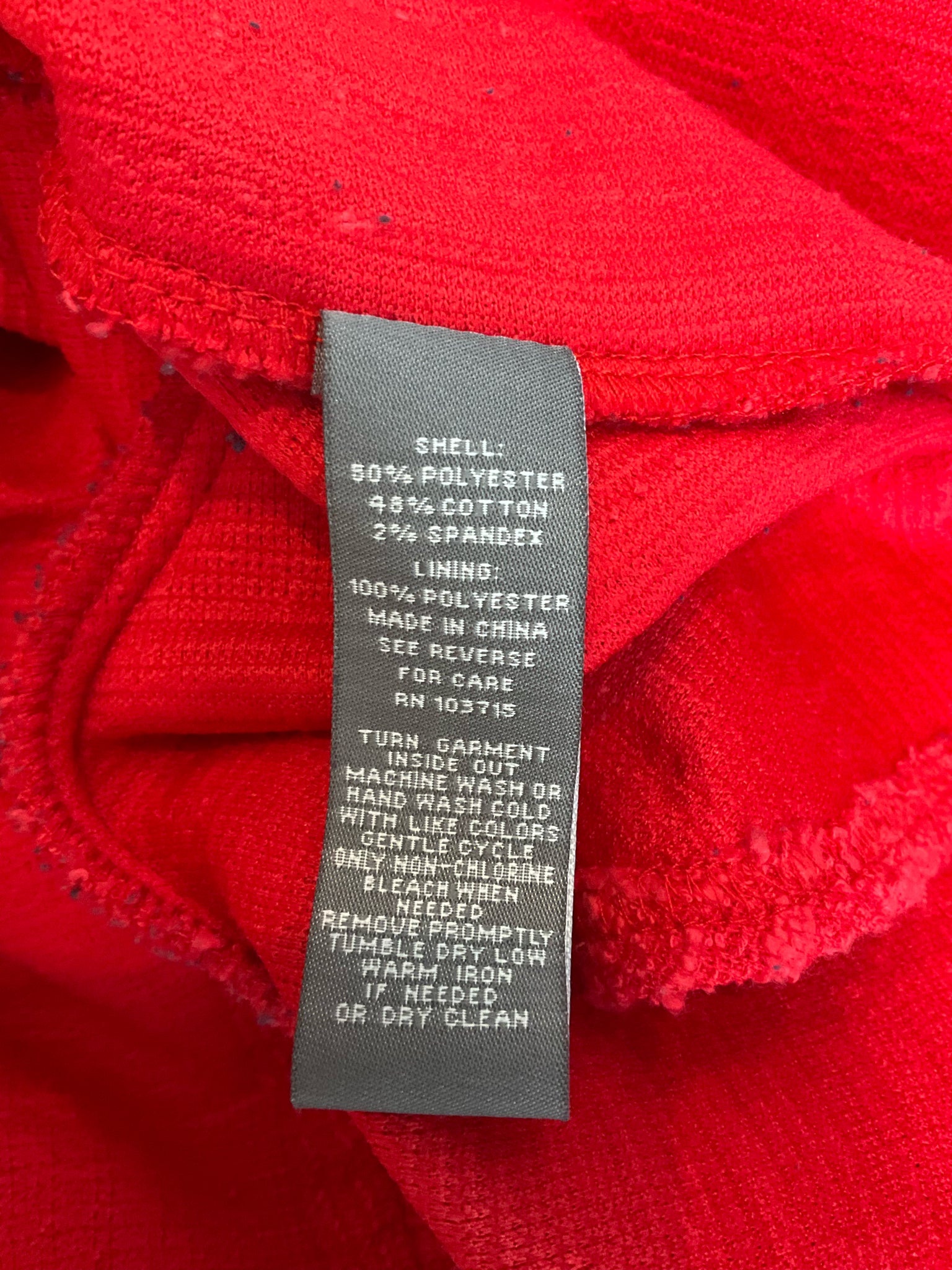 Sharagano Petite Red Textured Boucle Ruffle Hem Mini Dress Size 4P