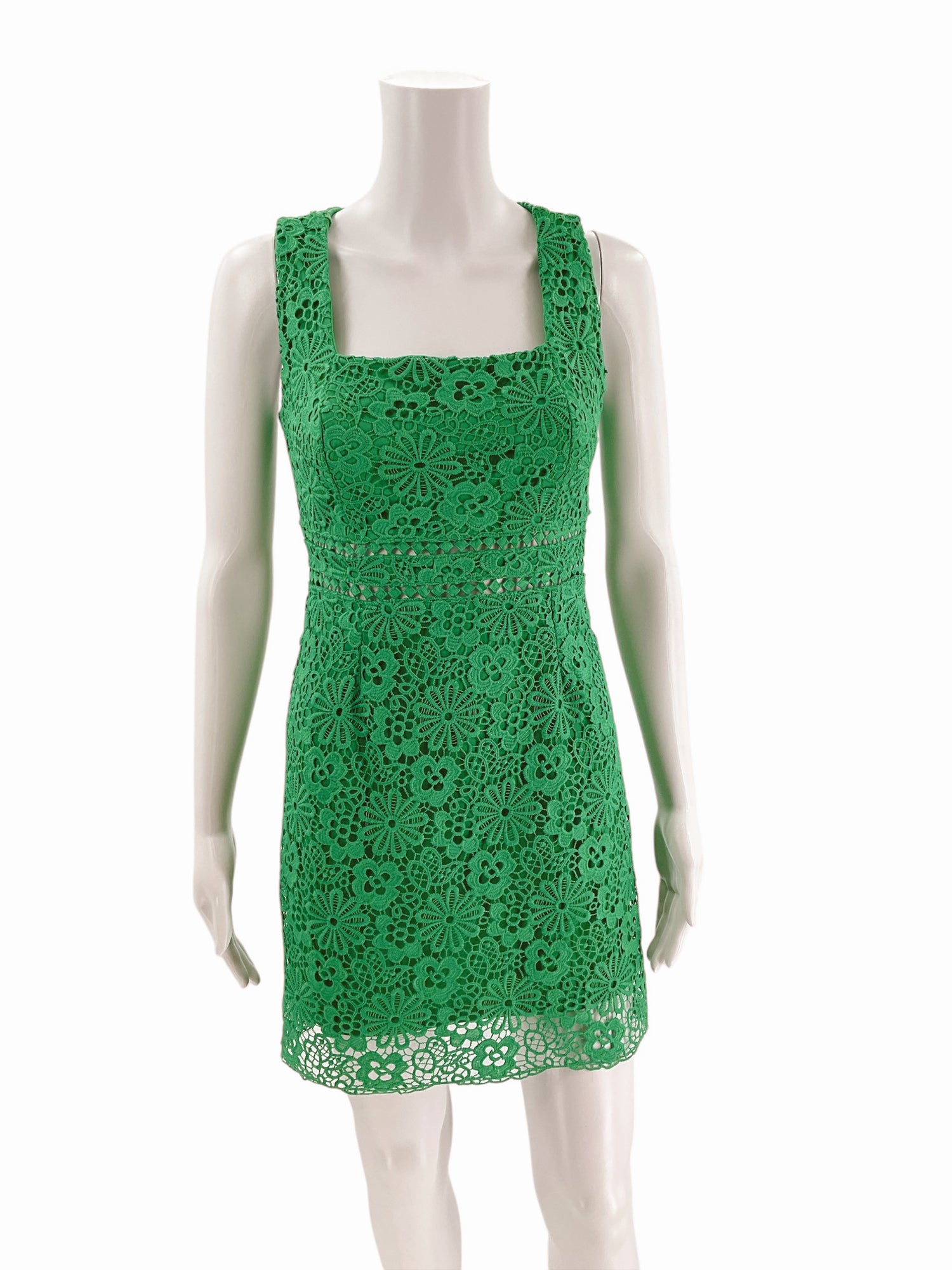 She + Sky Green Lace Pre-Owned Ladies Dress - Size Small