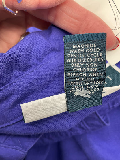 Karen Scott Purple Solid Pre-Owned Ladies Casual Top -  Size Large Petite