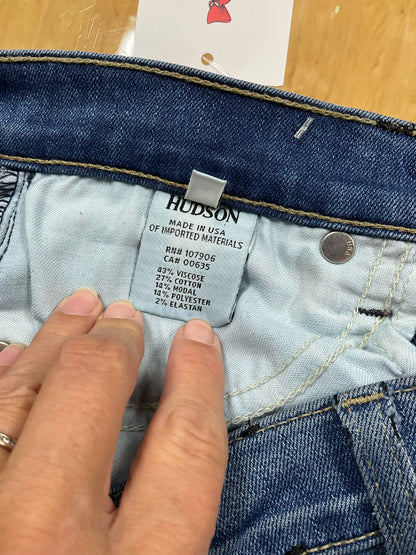 Hudson Krista Super Skinny Jeans Vaca Wash Size 6 - ONLINE ONLY