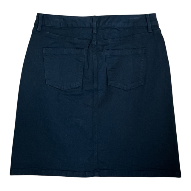 Talbots Flex Denim Performance Stretch Skirt Black Size 8