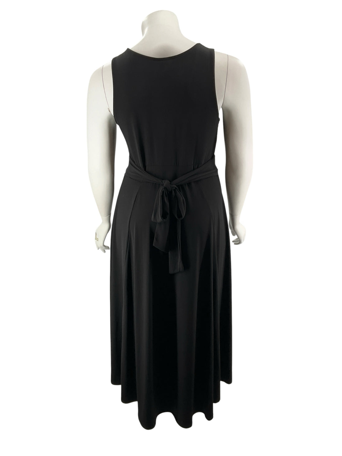 Torrid Black Jersey Knit Faux Wrap Hi-Lo Midi Dress Size 2X
