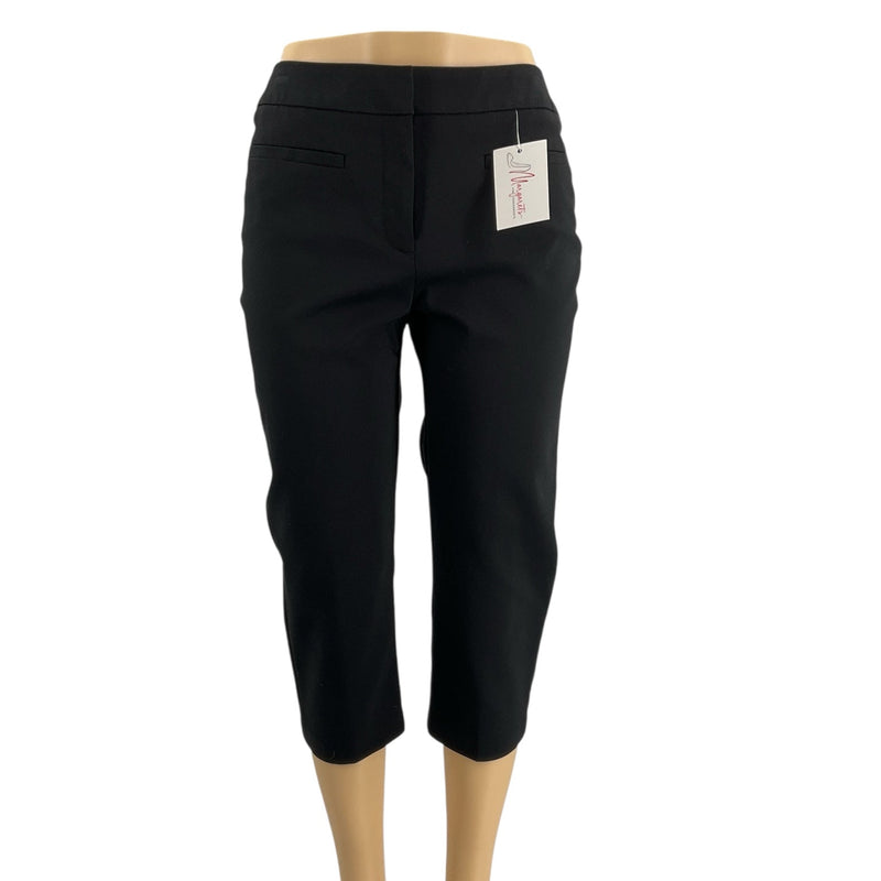 Chico’s Black Slim Crop Pants – Size Small, Excellent Condition - Margaret’s Fine Consignment