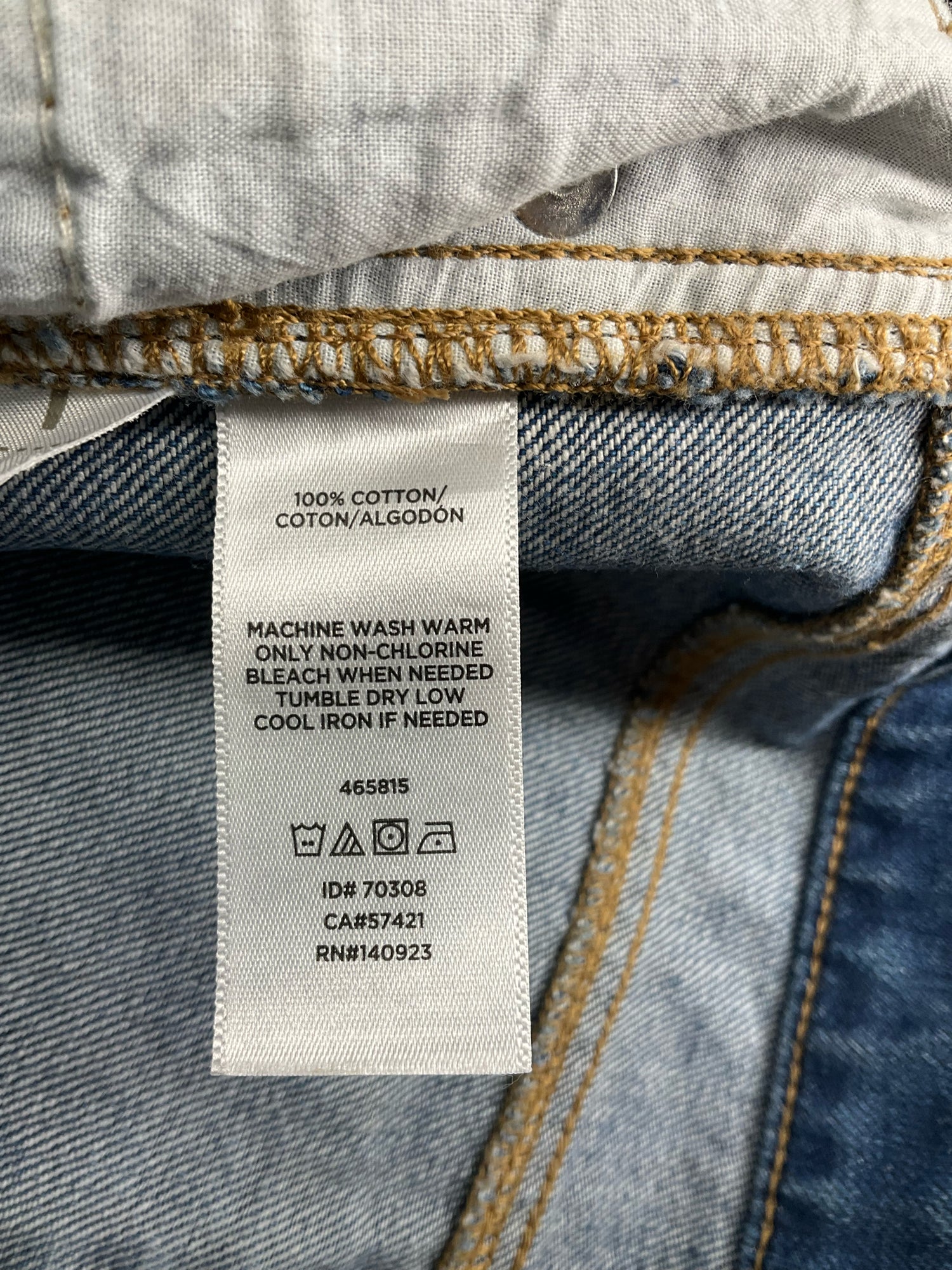 Loft Blue Denim Pre-Owned Ladies Skirt - Size 2