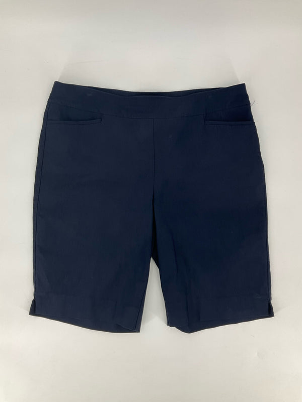 Chico's Navy Solid Pre-Owned Ladies Shorts - Size 12