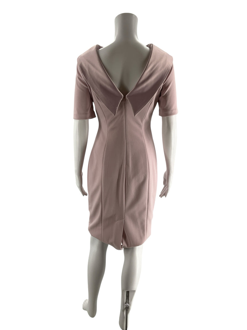 White House Black Market Lavender Solid Pre-Owned Ladies New With Tags Dress - Size 4 Petite