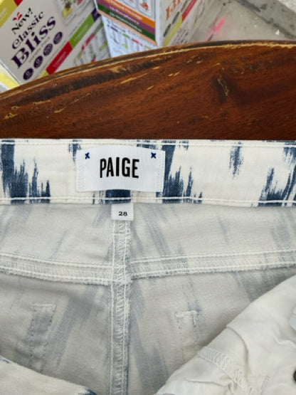 PAIGE Verdugo Ultra Skinny Ankle Jeans Alexandria Ikat Print Size 28 / 6 - ONLINE ONLY