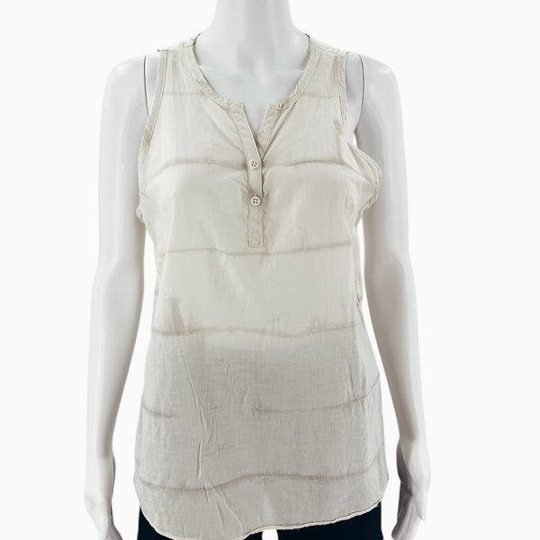 The North Face Cream Solid Pre-Owned Ladies Top - Size Medium - Margaret’s Fine Consignment
