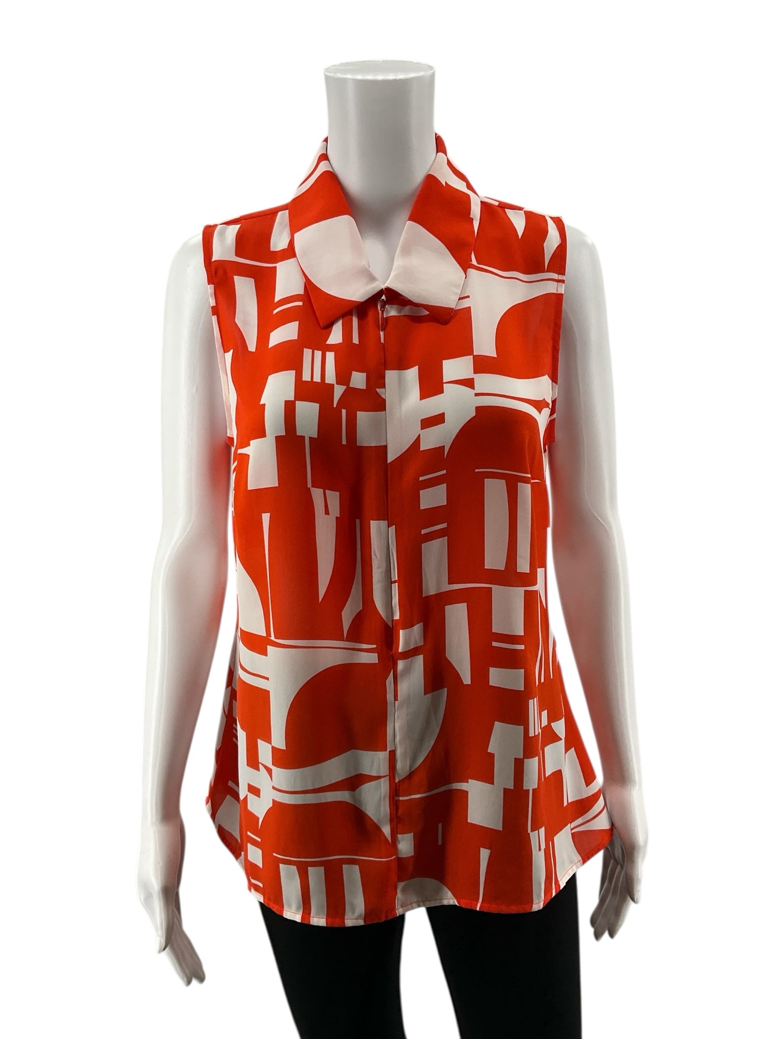 cabi Poppy Top Floral Sleeveless Blouse Size Small - ONLINE ONLY