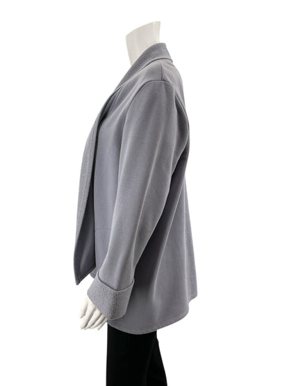 Habitat Blue Solid Pre-Owned Ladies Shrug - Size XL