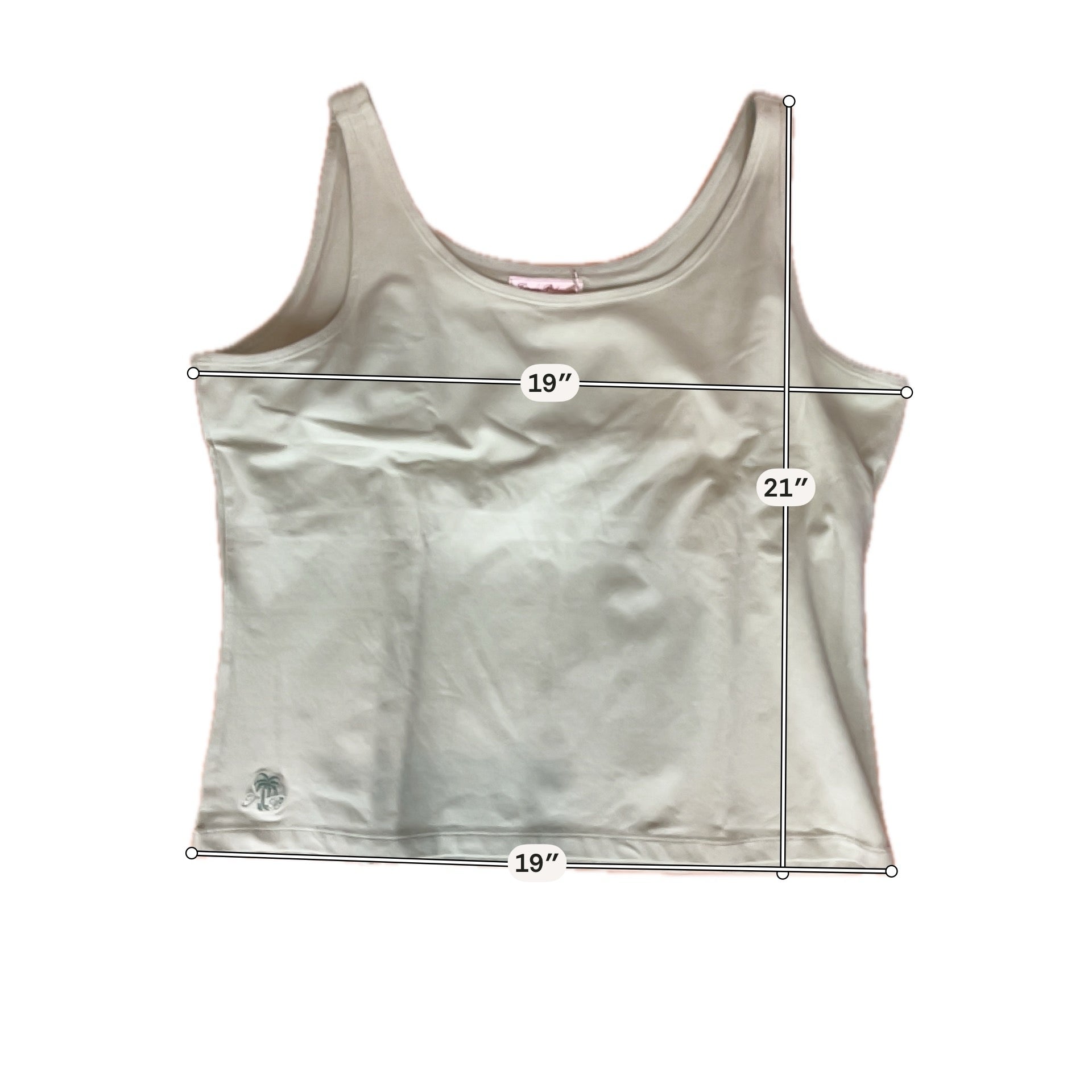 Tommy Bahama Stretch Cotton Tank Top Sage Green XL NWT