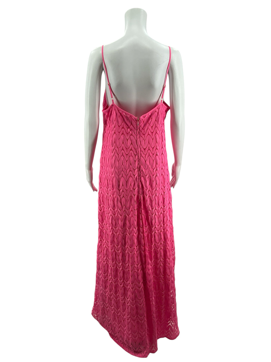 Lilly Pulitzer neon pink Maxi Colette Maxi Dress XL Neon Pink Eyelet Lace - Size XL
