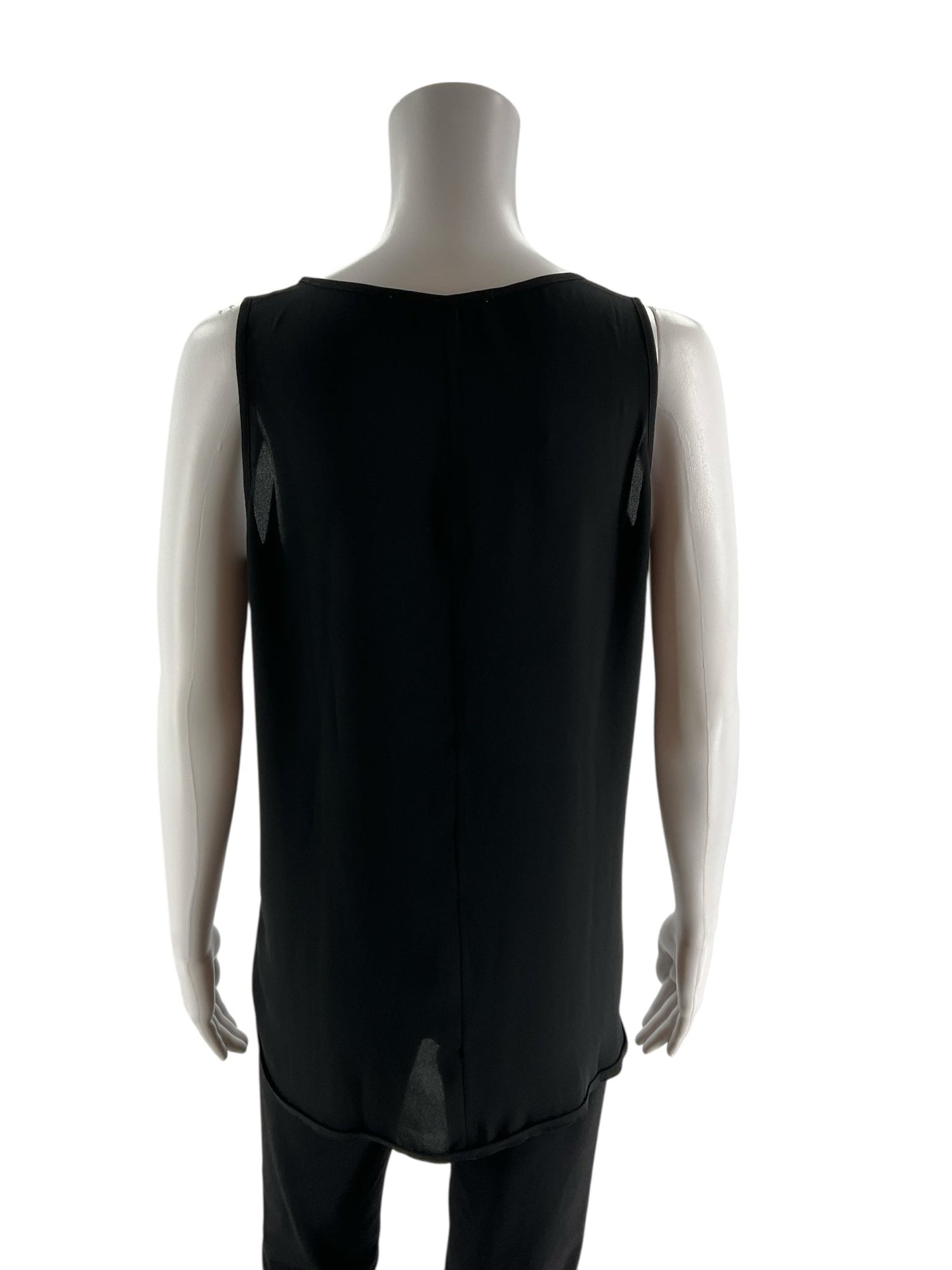 Loft Black Solid Pre-Owned Ladies Top - Size Small Petite - Margaret’s Fine Consignment