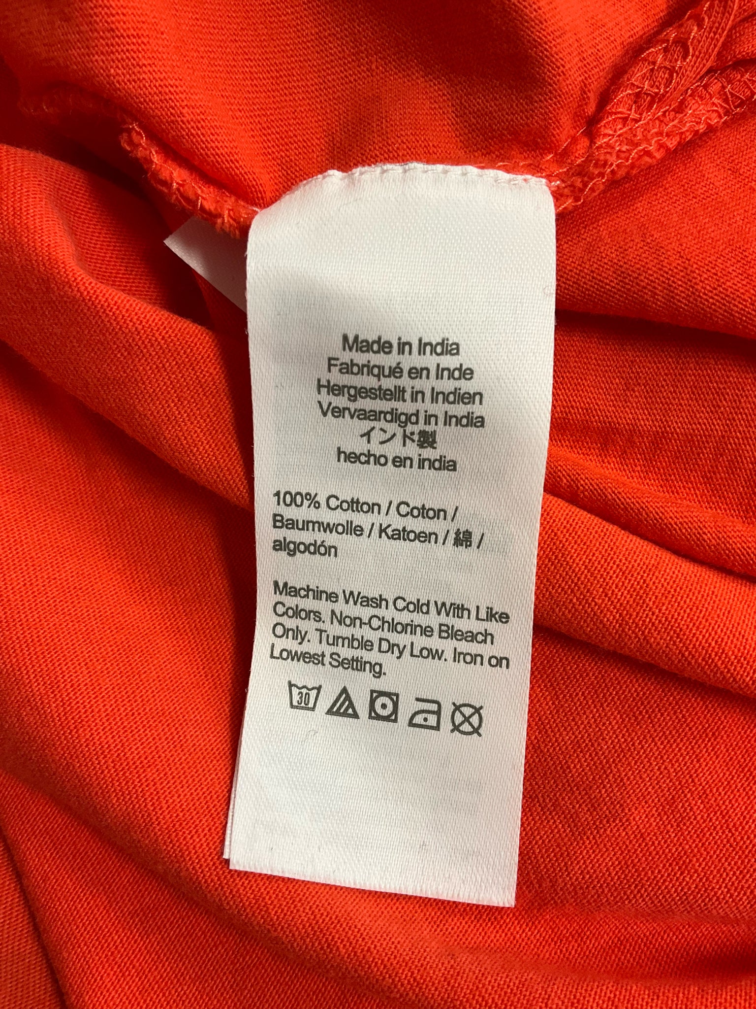 J. Crew Cotton Pocket T-Shirt Dress Orange Size 2X