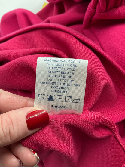 Tyler Boe - Pink Solid Pre-Owned Ladies Casual Top - Size xs