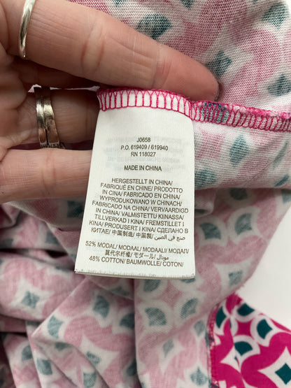 Boden Pink/Green Print Pre-Owned Ladies Dress - Size 6