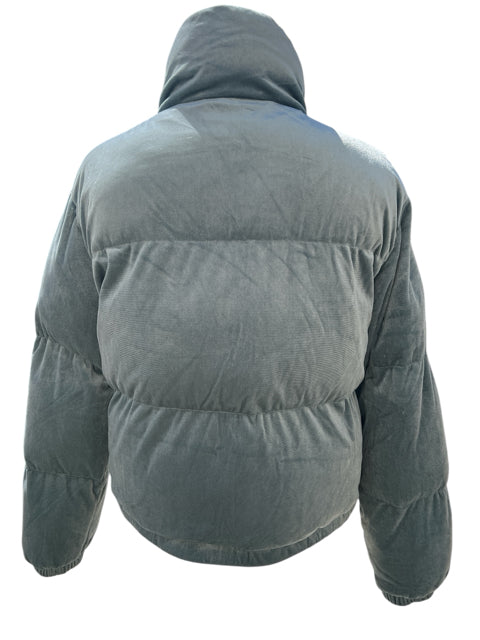 TCEC Aqua Velvet Puffer Jacket | Size Small