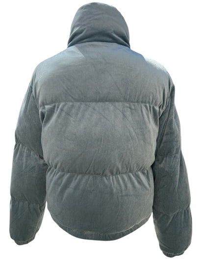 TCEC Aqua Velvet Puffer Jacket | Size Small