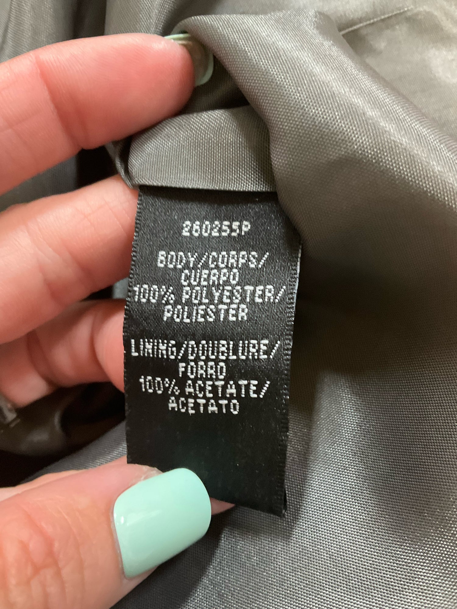 JS Boutique Petite Gray Braided Waist V-Neck A-Line Cocktail Dress Size 4P
