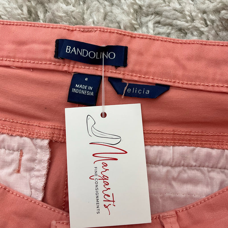Bandolino Coral Solid Pre-Owned Ladies Pants - Size 6 - Margaret’s Fine Consignment