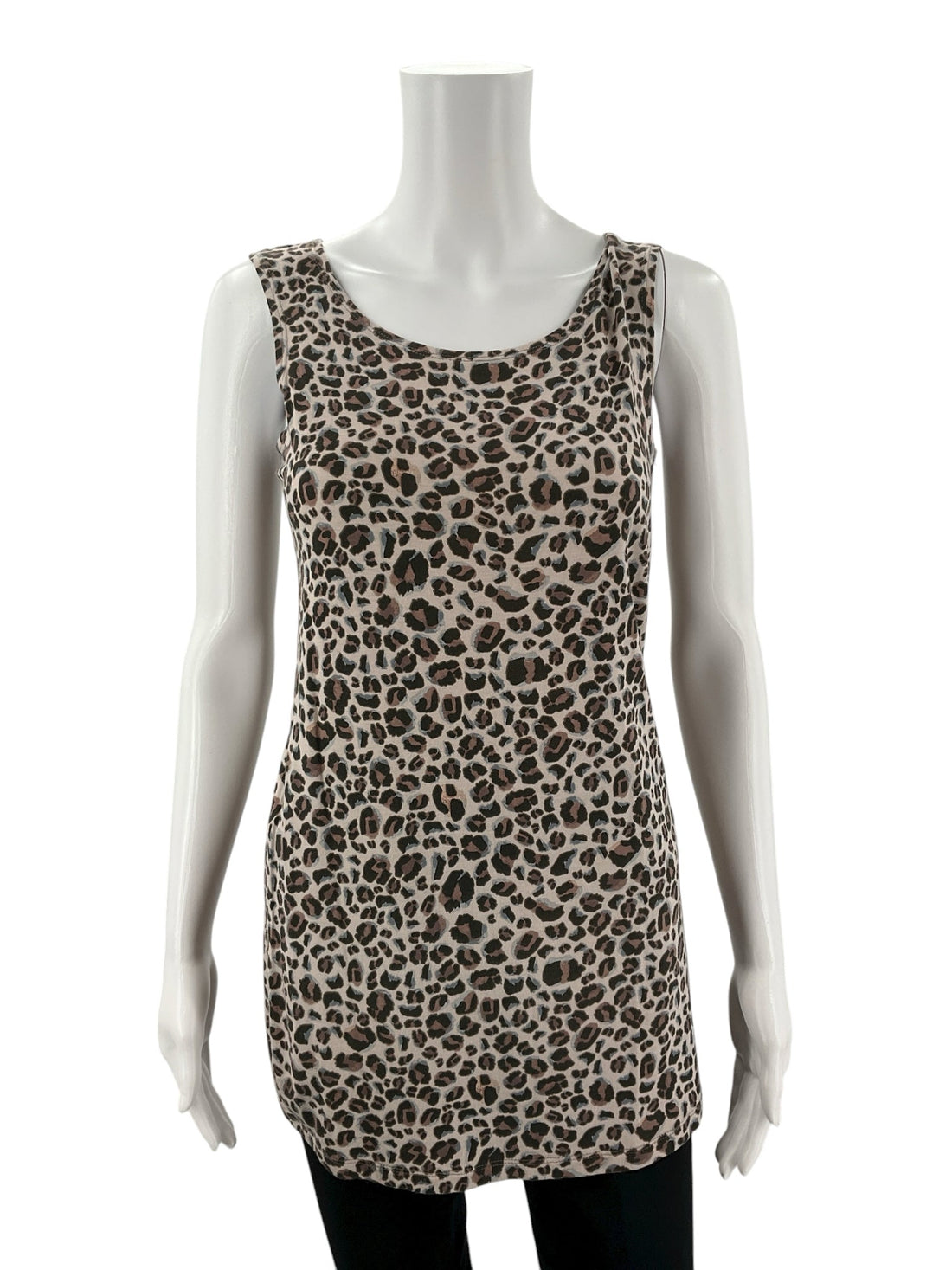 LOGO Brown Animal Pre-Owned Ladies Top - Size XS - Margaret’s Fine Consignment