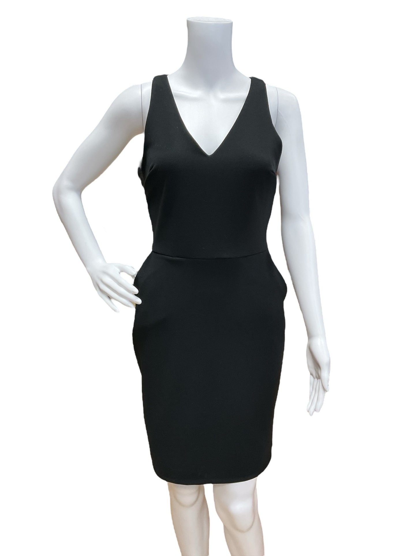 A New Day Size XS Black Solid Dress