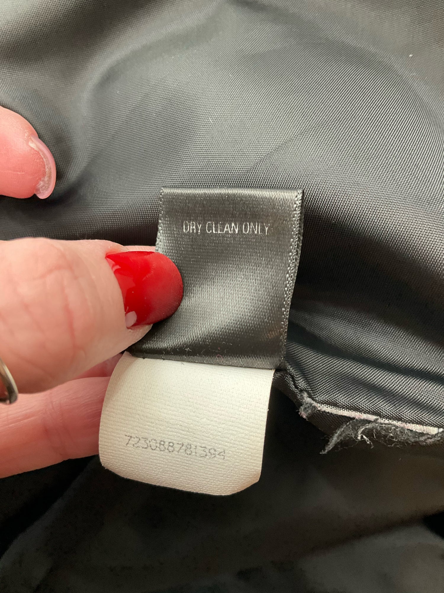 Bromly Black Solid Pre-Owned Coat - Size Large