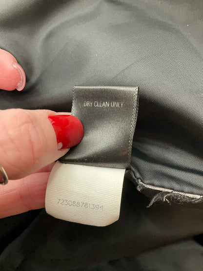 Bromly Black Solid Pre-Owned Coat - Size Large