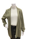 Talbots Size Medium Olive Textured Pre-Owned Ladies Jacket