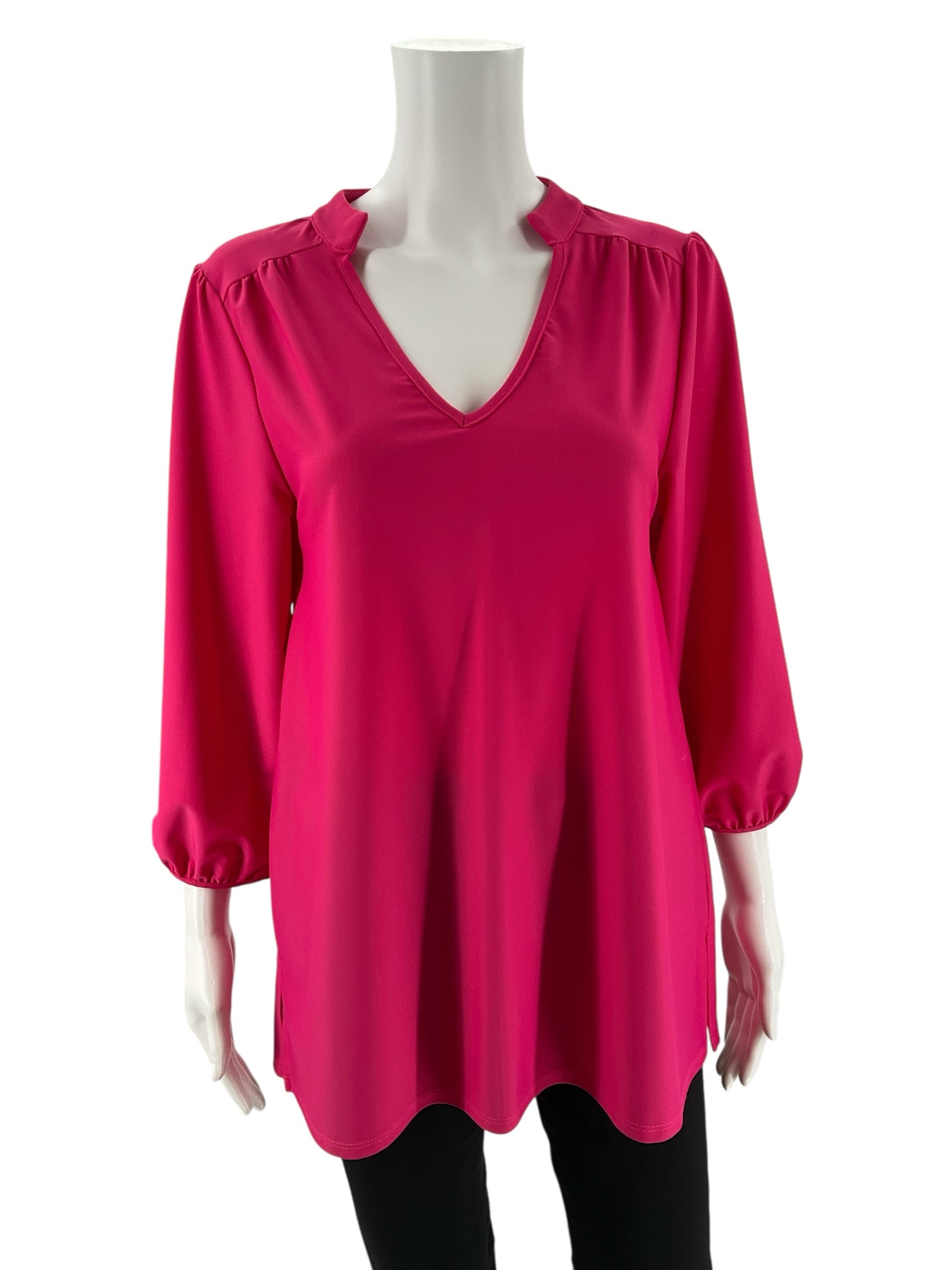 Jude Connally Pink Solid Pre-Owned Ladies Top - Size Small - Margaret’s Fine Consignment