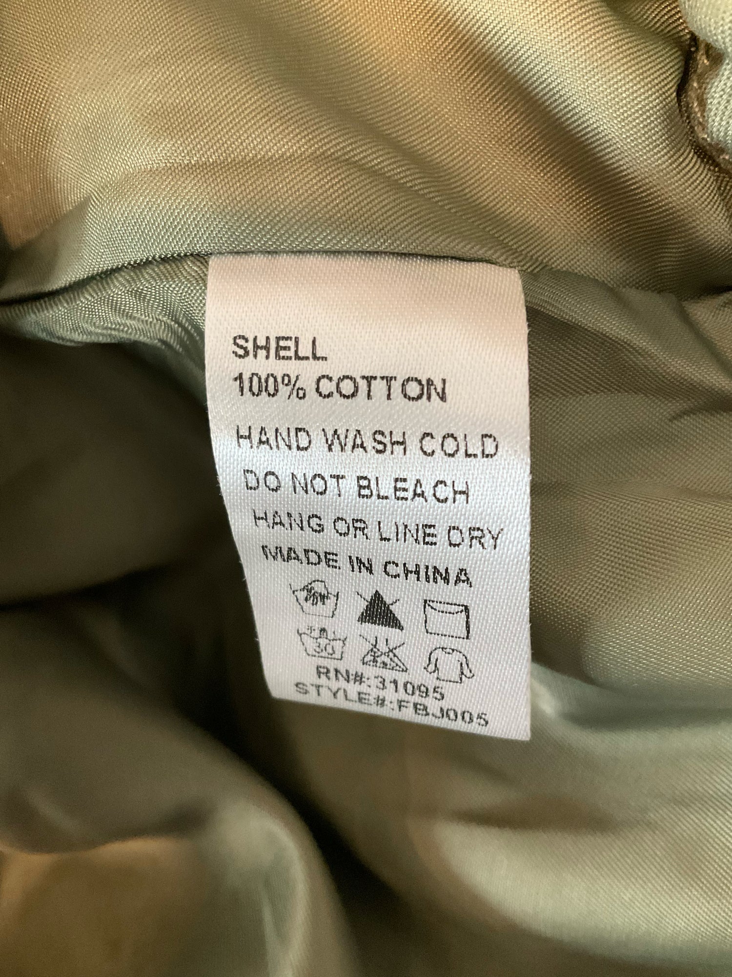 Beulah Olive Green Anorak Utility Military Jacket Size Medium