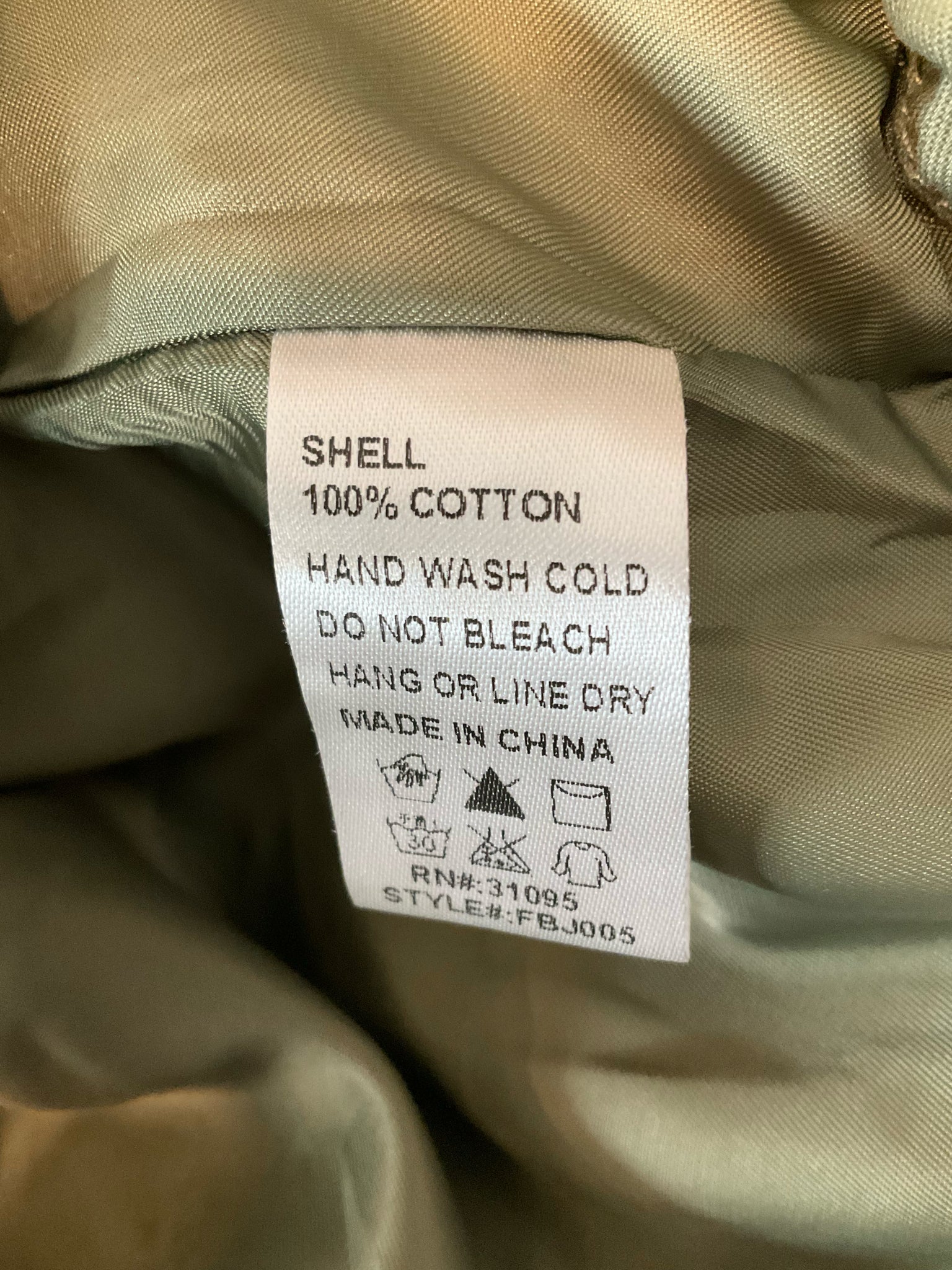Beulah Olive Green Anorak Utility Military Jacket Size Medium