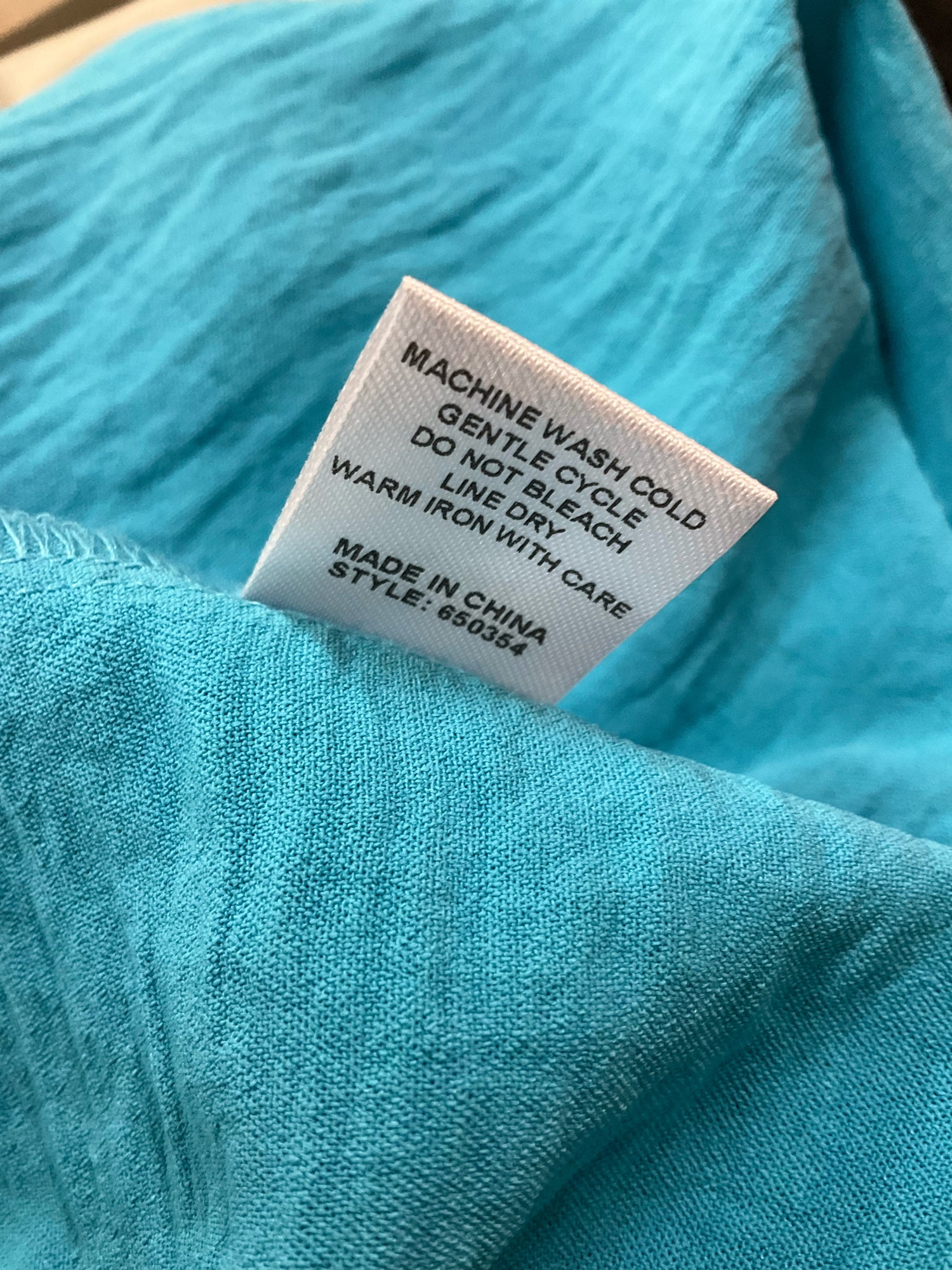 ivu jane Size XS Turquoise Solid Pre-Owned Ladies Casual Top - ONLINE ONLY