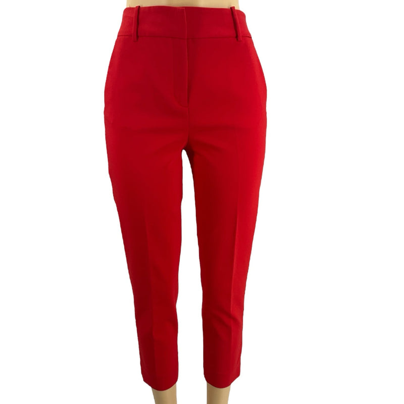 CeCe Red Solid Pre-Owned Ladies Pants - Size 8 - Margaret’s Fine Consignment