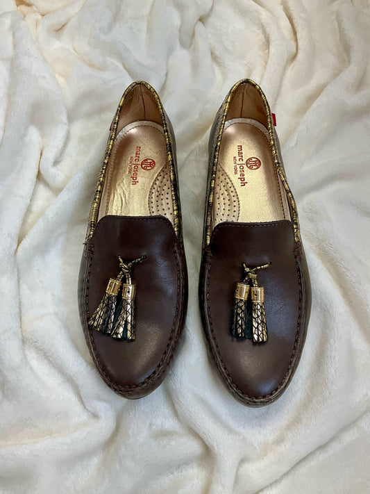 Marc Joseph Shoe Size 9.5 Brown Slip on