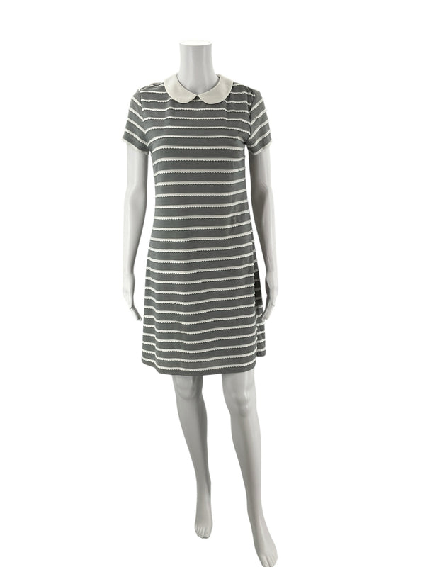 Maison Jules Gray/White Pre-Owned Ladies New With Tags Dress - Size Small
