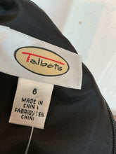Talbots Black A-Line Black Sleeveless A-Line Midi Dress Little Black Dress Size 6 - Size 6