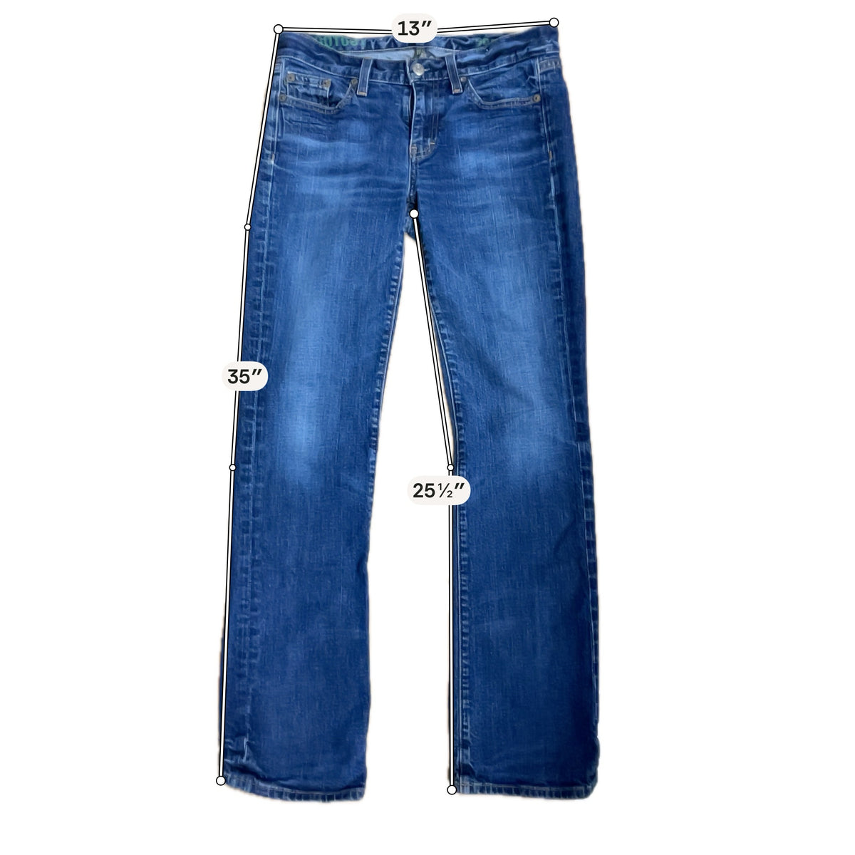 J.Crew Crewcuts Bootcut Jeans Blue Wash Size 7/8- ONLINE ONLY
