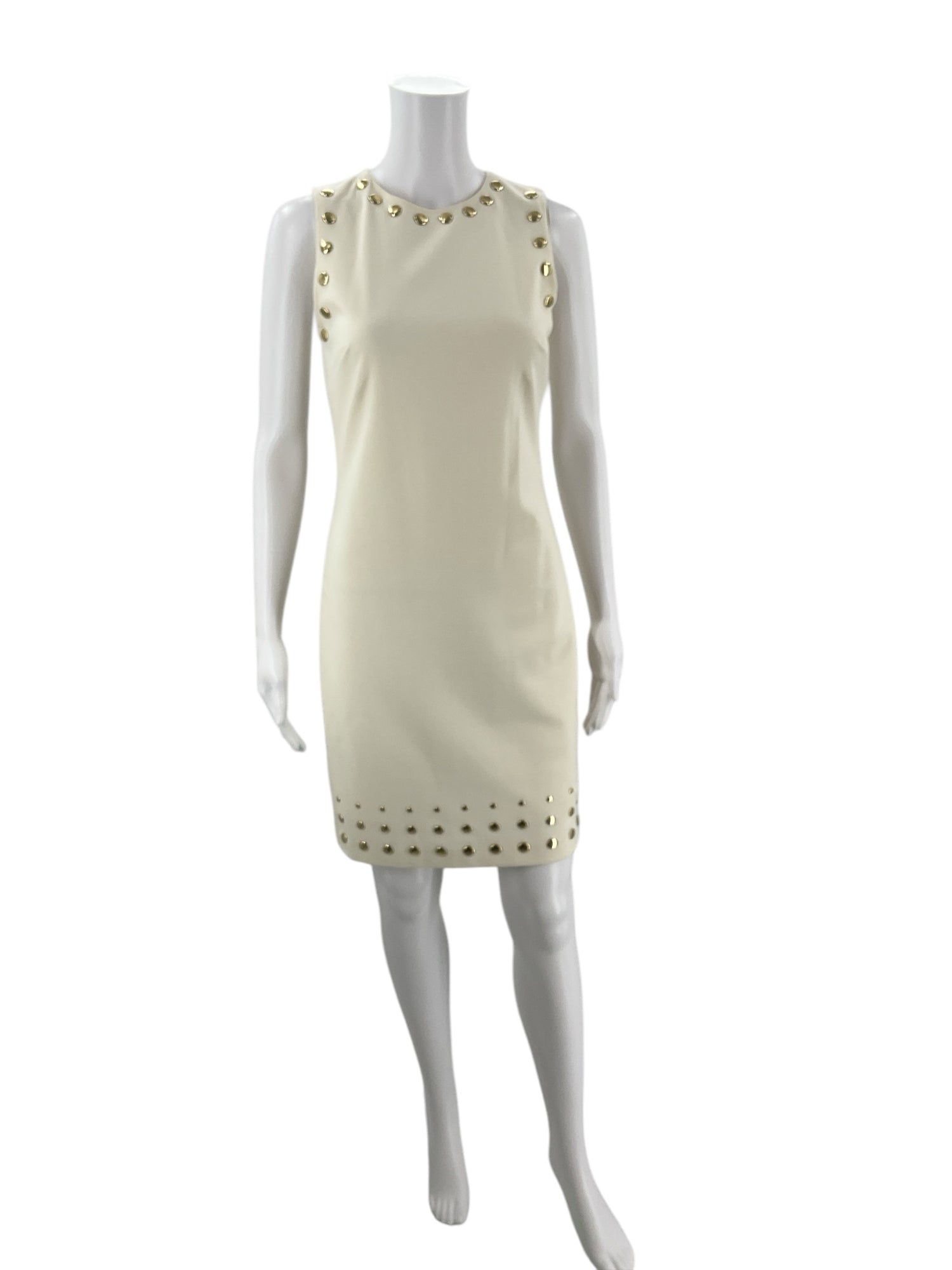 Michael Kors Cream Studded Sleeveless Dress – Women’s Size XS - ONLINE ONLY