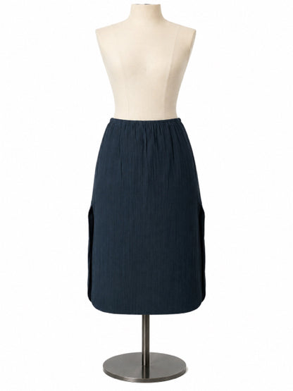 Stark Black Skirt Size XS Black Textured Pre-Owned Ladies Skirt - Size XS