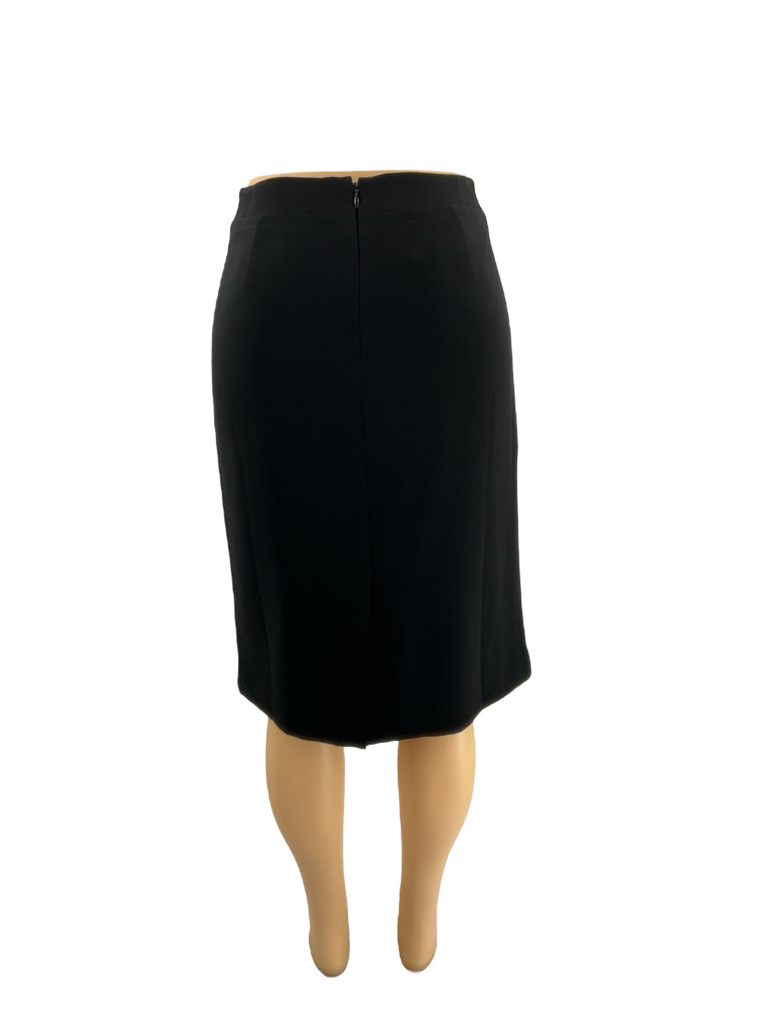 Talbots Black Solid Pre-Owned Ladies New with Tags Skirt - Size 8 - Margaret’s Fine Consignment