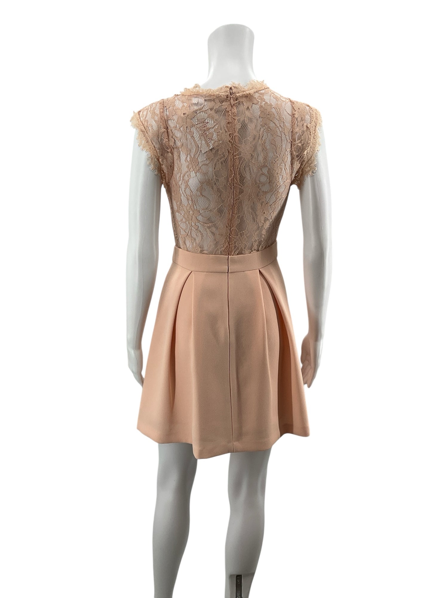 BCBGeneration Peach Lace Pre-Owned Ladies Dress - Size 2