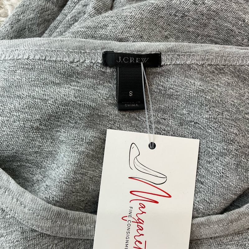 J. Crew Gray Solid Short Sleeve Top – Size Small, Excellent Pre-Owned - Margaret’s Fine Consignment