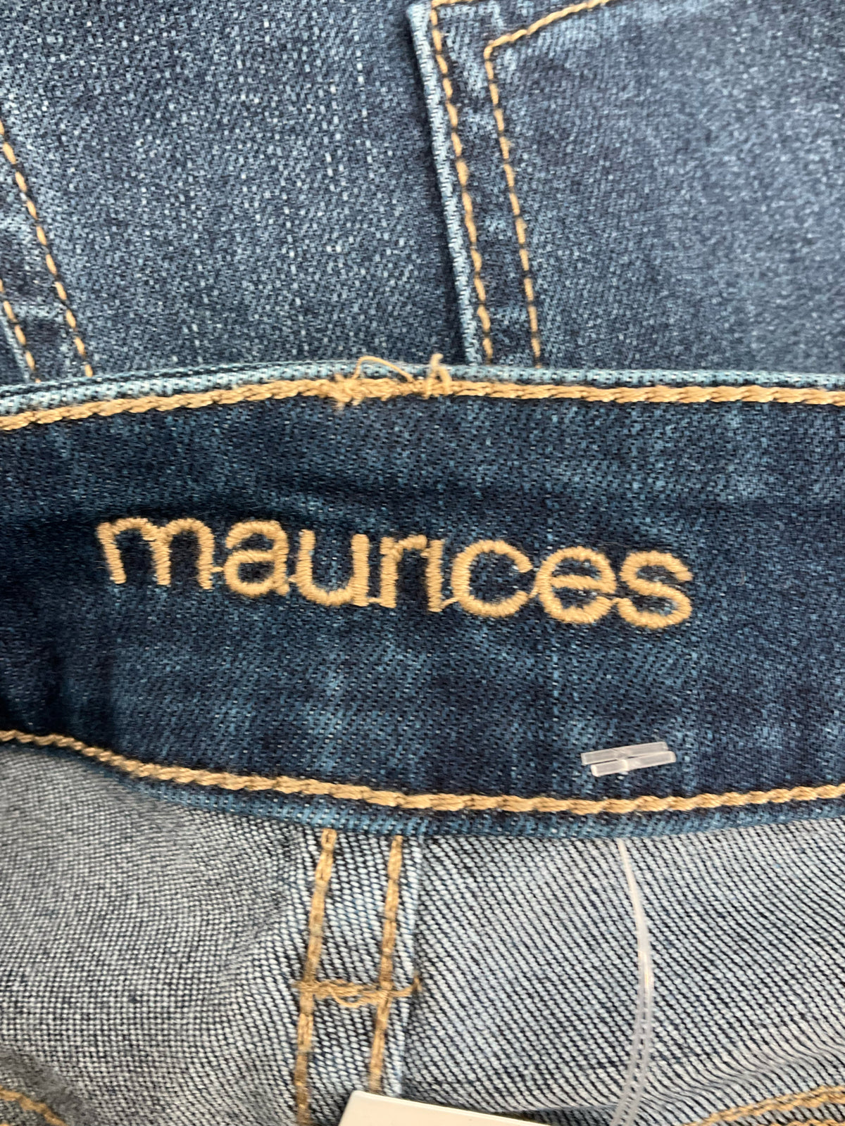 Maurices Mid Rise Skinny Ankle Jeans Raw Hem Dark Wash NWT Size Medium - ONLINE ONLY