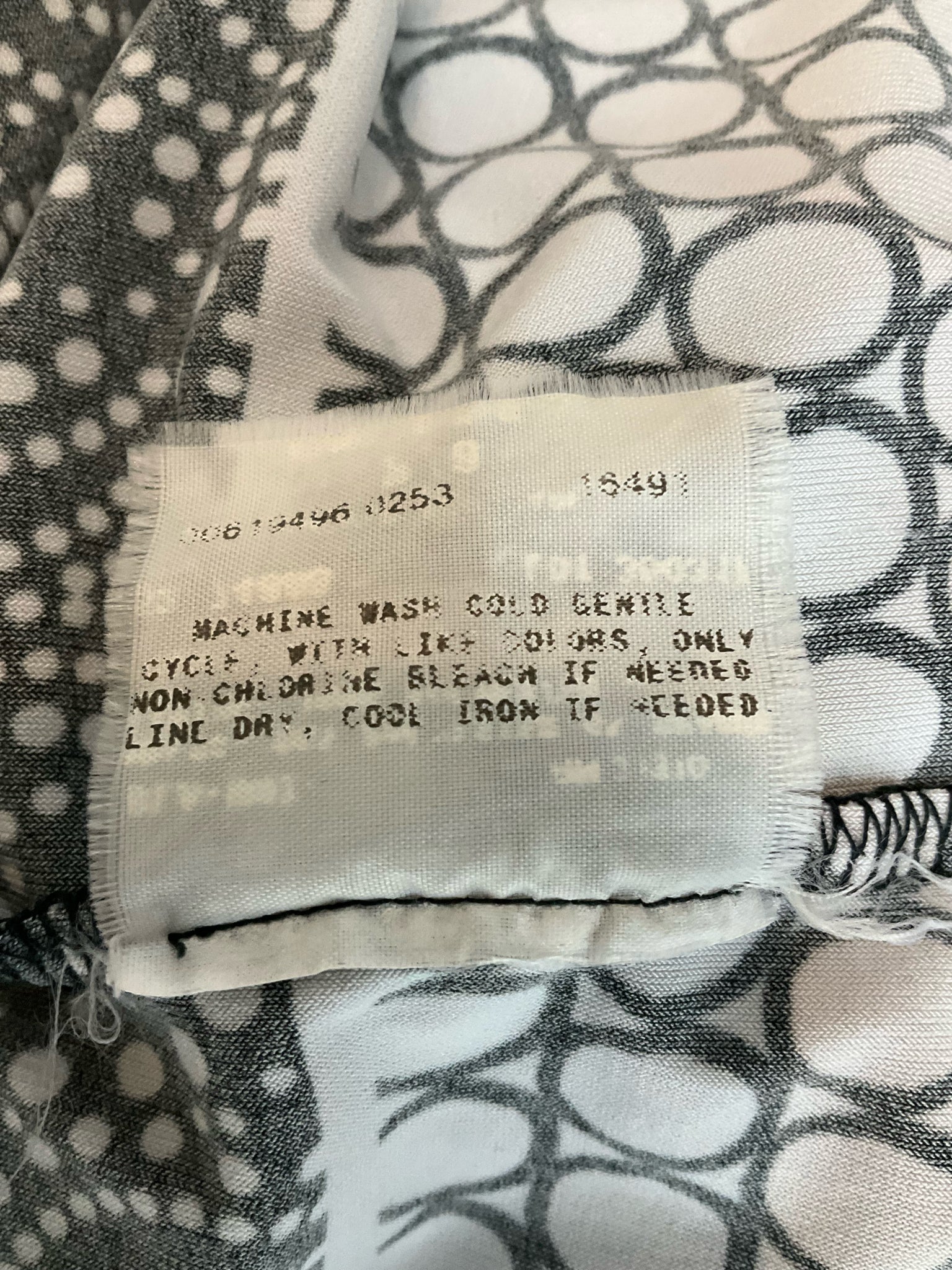 I.N. Studio Petite Swirl &amp; Dot A-Line Dress Size 8P